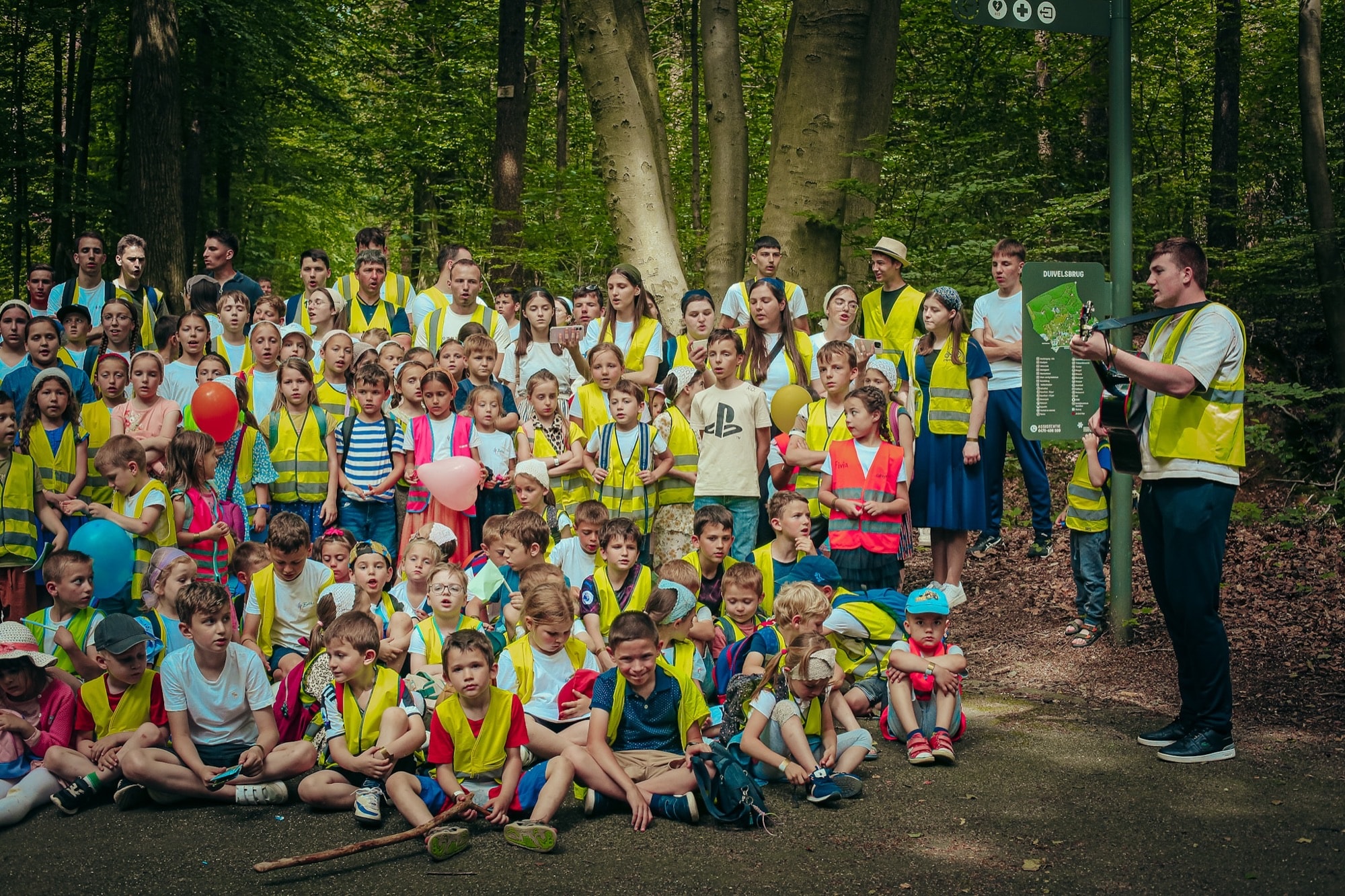Fotografie de grup a taberei din Huizingen